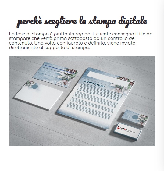 Perchè scegliere la stampa digitale